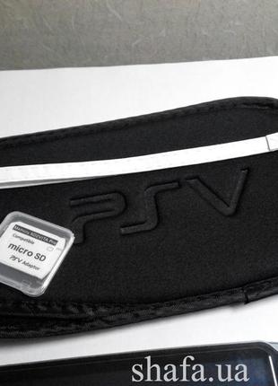 Ps vita slim fat набор одним лотом (мягкий чехол кейс + adapter переходник sd2vita v5) playstation