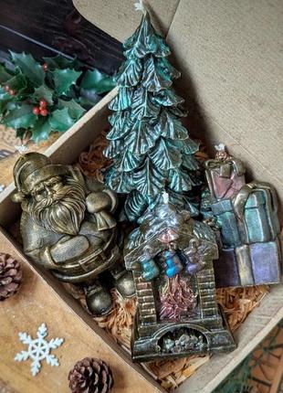 New year box 1. новогодние свечи из воска