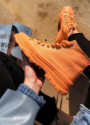 Кеди no brand orange5 фото