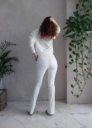 Шикарные брюки из экокожи4 фото