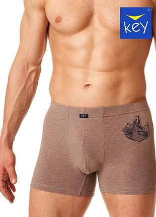 Трусы шорты боксеры мужские хлопковые key mxh-864