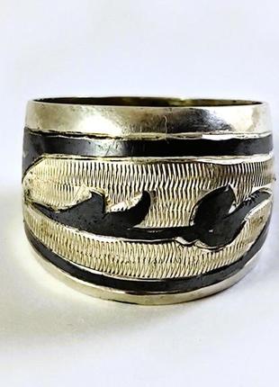 Советское серебряное кольцо. 875 проба ссср "звезда".