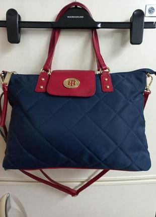 Сумка шопер через плечо женская текстиль  tommy hilfiger бангладеш