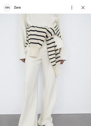 Белые брюки zara