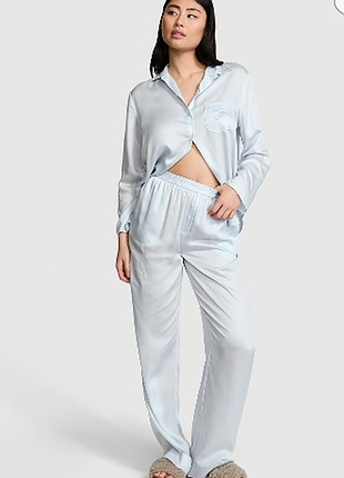 Женская пижама шелк пижамка выктория сикрет victorias secret оригинал