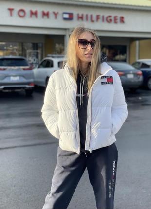 Крута пухова куртка toommy hilfiger нова