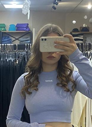Спортивна кофта guess,з антибактеріальної тканини,топ,лонгслів,рашгард з вирізом на спині