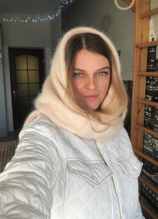 Елочный шар бархатистый 8см, бордовый с золотом, ручная работа