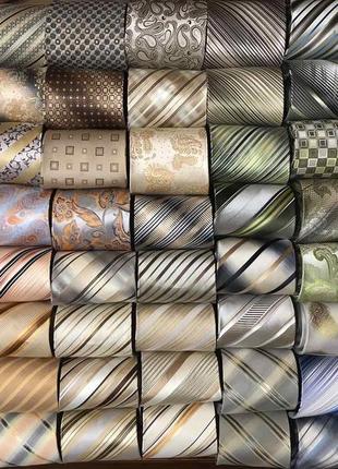 Галстук новый синий  черный серебристый голубой с переливом classic tie8 фото
