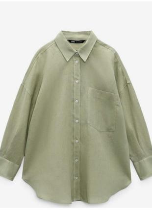 Сорочка з льону zara