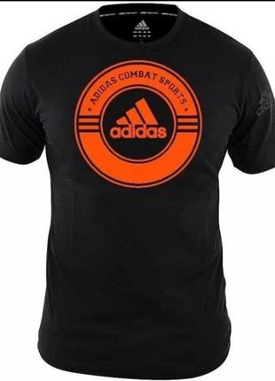 Хлопковая плотная футболка adidas original