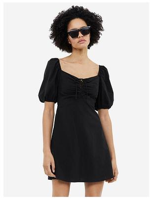 Сукня з льону h&m