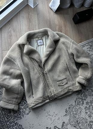 Дубленка zara❤️