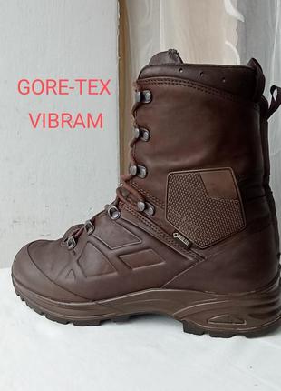 Оригинальные кожаные берцы haix combbat boots heavy , gore-tex , vibram