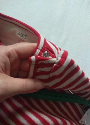 Платье на девочку новое теплое m&s 9