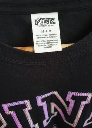 Pink яркий удлиненный свитшот туника размер м3 фото
