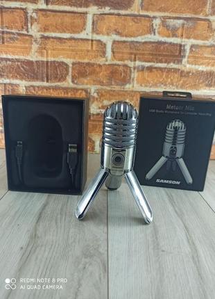 Продам конденсаторный микрофон samson meteor mic!