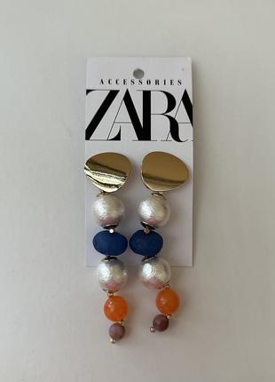 Серьги zara оригинал