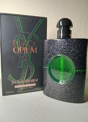 Оригинальный ysl black opium illicit green 75 ml
