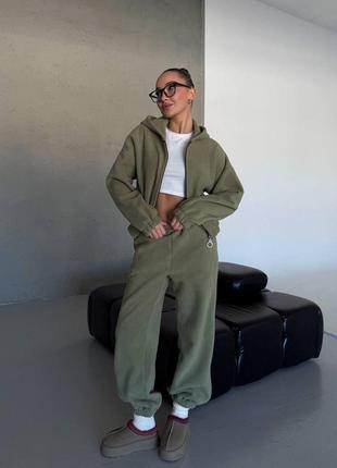 Дуже теплий костюм з полар флісу в базових кольорах