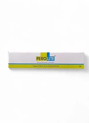 Гель для проблемной кожи ben-zoyl pero-xide perolite 2.5 gel 30г индия