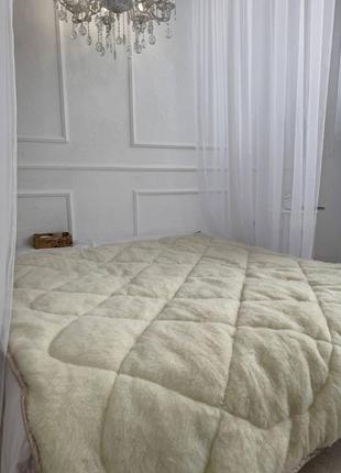 Зимнее одеяло из овечьей шерсти wool двустороннее