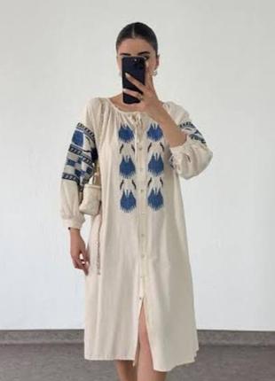Вишиванка-плаття для пані 50 розміру 52-54