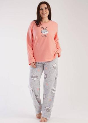 Теплі флісові піжами великих розмірів