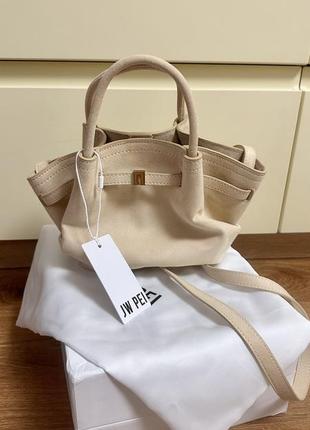 Сумка 93pei hana mini tote bag кросс боди замшевая