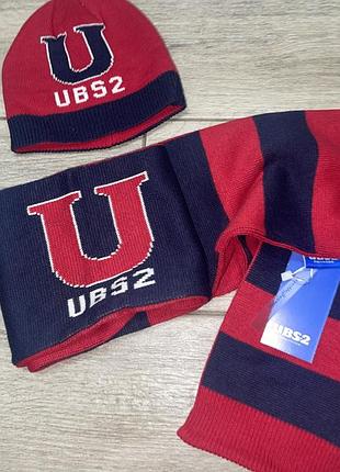 Комплект шапка і шарф ubs-2 2-5років