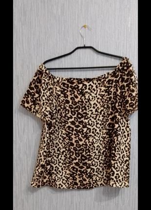 Блуза с принтом 14 размера