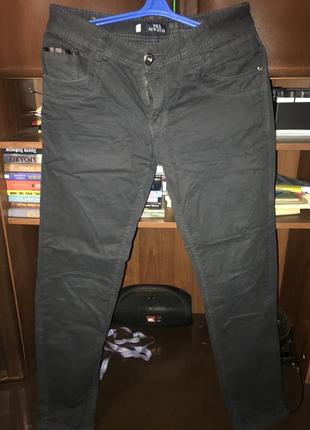 Штаны джинсы утеплённые2 фото