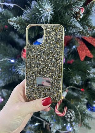 Чехол с камнями swarovski для iphone 12 mini