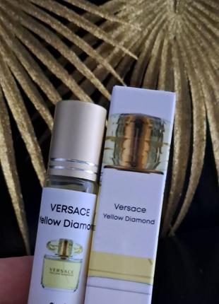 Оригинальные масляные женские духи versace yellow diamond 9 мл