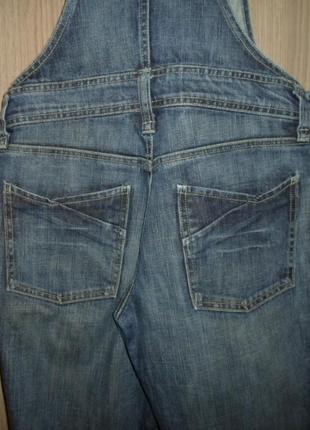 Комбинезон джинсовый размер s 44-46 пояс 88-100см5 фото
