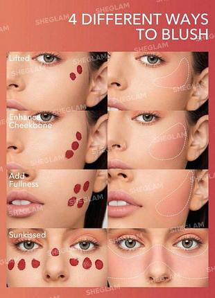 Жидкие румяна,хайлайтер, контуринг sheglam оригинал