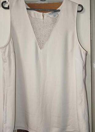 Бежева блуза жіноча h&m