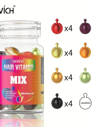 Вітамінні капсули для волосся мікс sevich hair vitamin mix