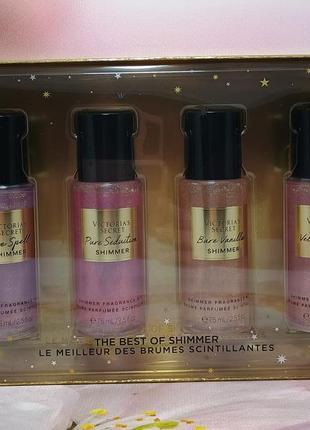 Набор спреев victoria ́s secret классика shimmer 4 шт