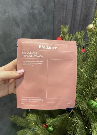 Biodance укрепляющая коллагеновая маска для лица