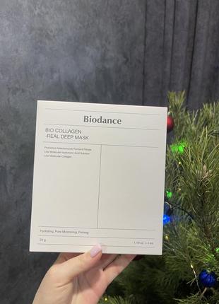 Biodance укрепляющая коллагеновая маска для лица