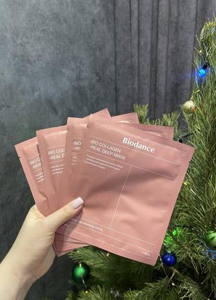 Biodance зміцнювальна колагенова маска для обличчя