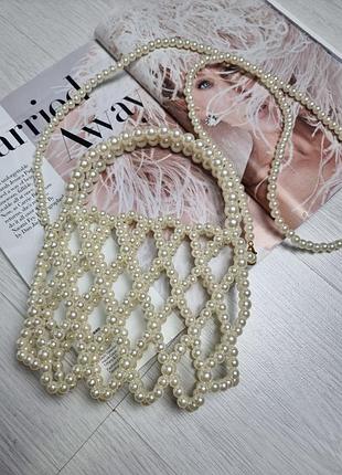 Сумочка з перлин
