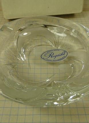 Пепельница хрустальная rogaska югославия