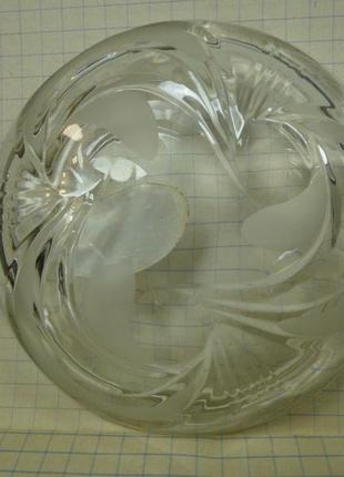 Пепельница хрустальная rogaska югославия