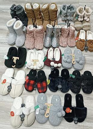 Женские теплые комнатные тапочки ardene канада