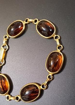 Браслет винтаж сплав безель стекло вероятно sarah coventry, однако маркировка отсутствует