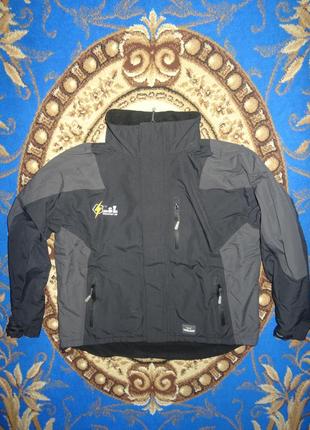 Куртка trojan navigator black/grey waterproof jacket чоловіча технологічна xl
