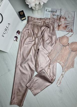 Брюки из кожзаменителя guess