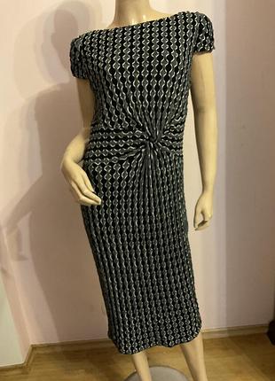 Трикотажное облегающее платье / xl- xxl / brend m&s marks & spencer